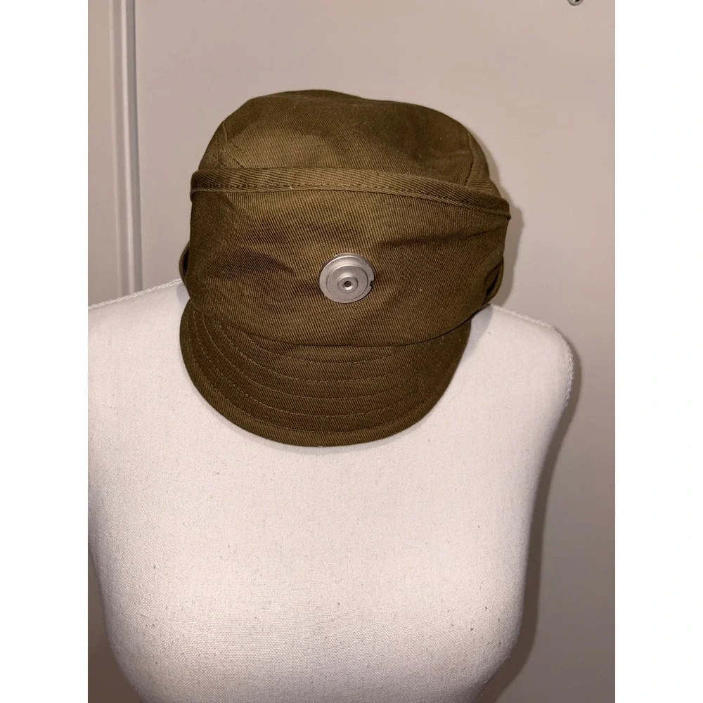 Star Wars Galaxys Edge Resistance Officer Cap Olive Green Hat 59cm Disney Parks